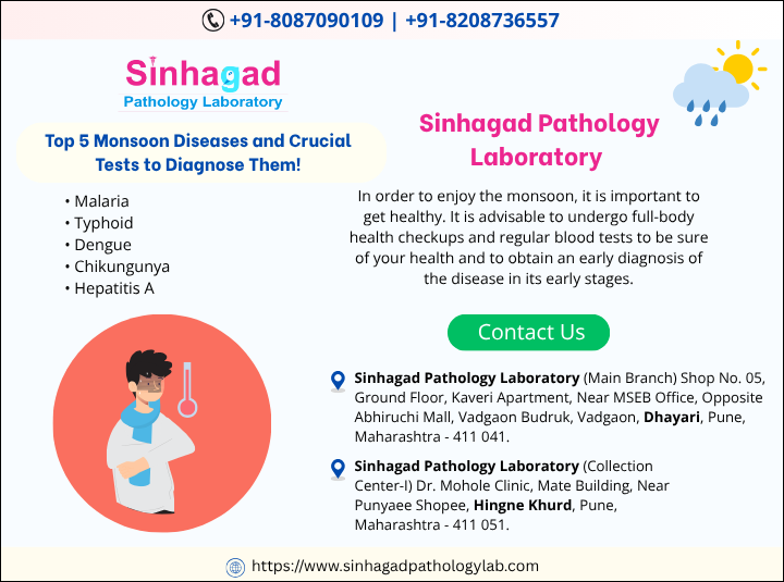 Monsoon Diseases Pathology Tests
